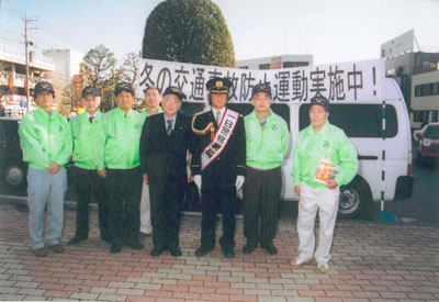 埼玉西武 平尾が1日署長