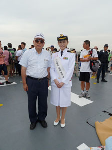 体験航海乗艦